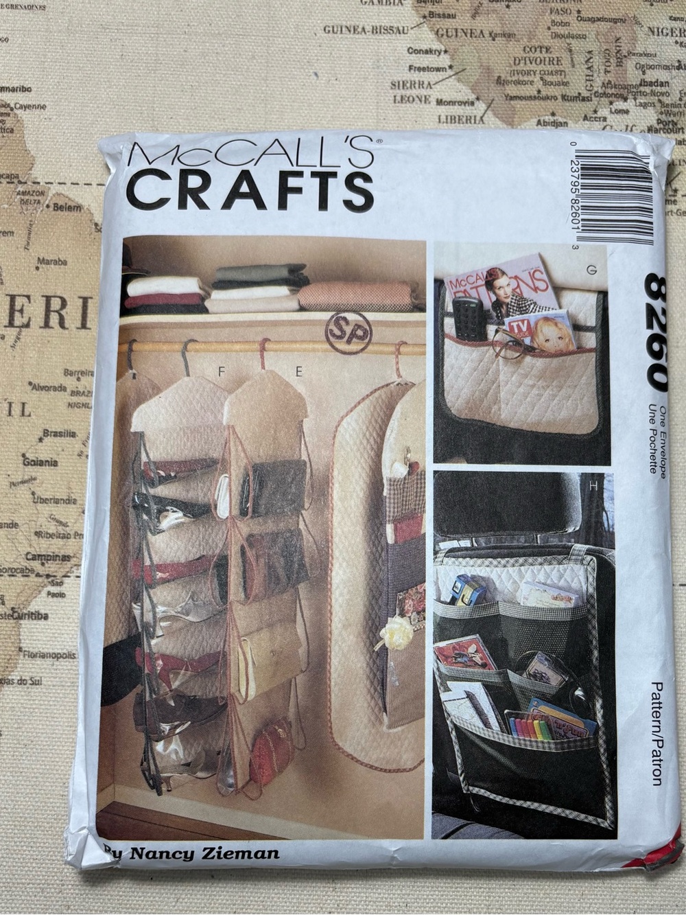 McCall's Sewing Pattern•8260•Bags Bag & Organizer•UnCut•DiY•Personal Touch NWOT